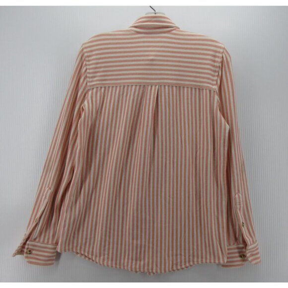 Faherty Top XS Shirt Striped Button Down Stretch Classic Pockets * - Picture 8 of 11